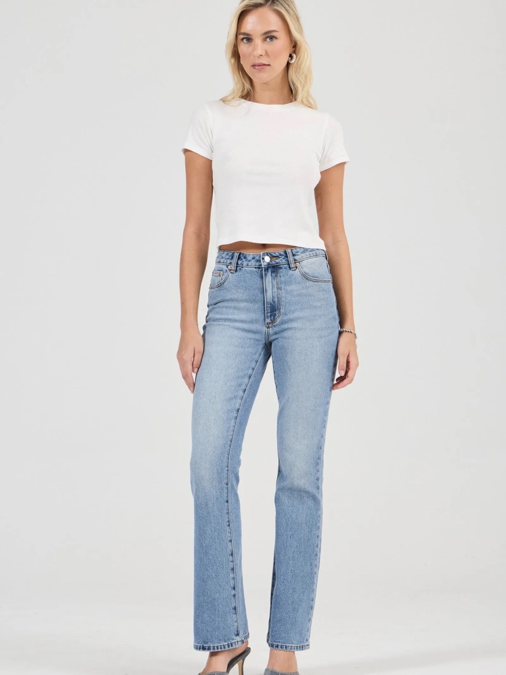 ROLLA'S Women's Boot Cut Jeans - Light Blue Wash
